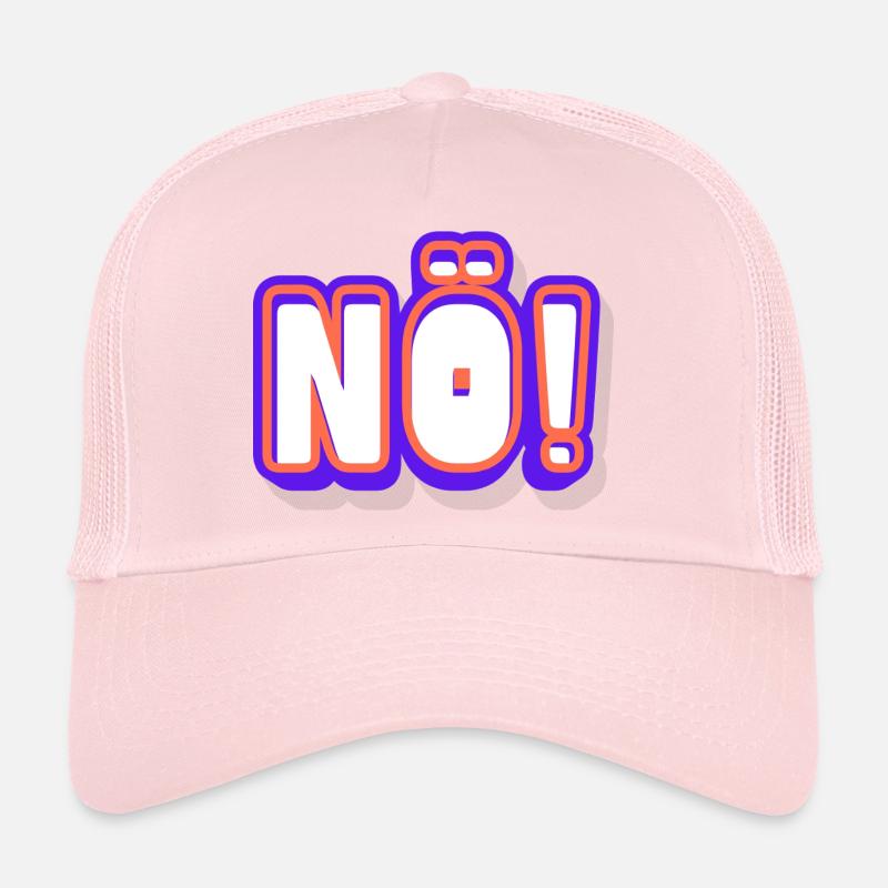 NO! Neon Pop Schriftkunst Trucker Cap