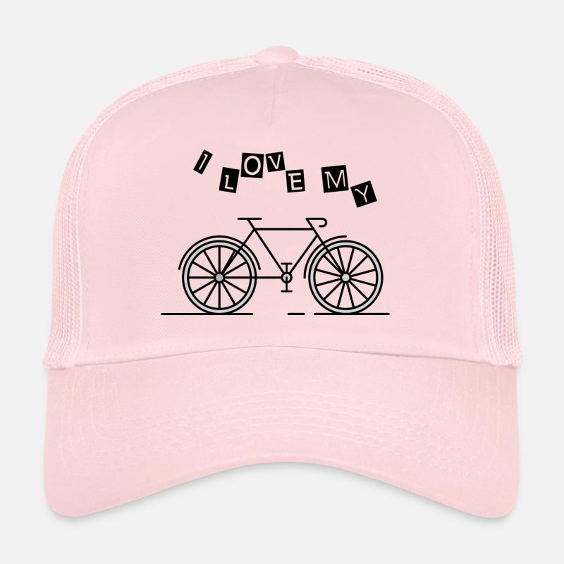 j'aime mon vélo Casquette trucker 