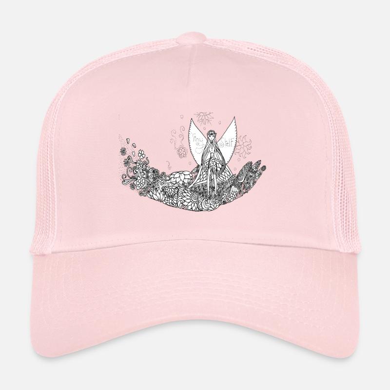 Flora - Trucker Cap - Hellrosa