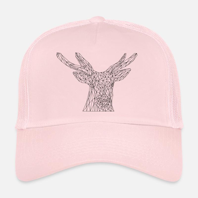 Deer #LowPoly Trucker Cap