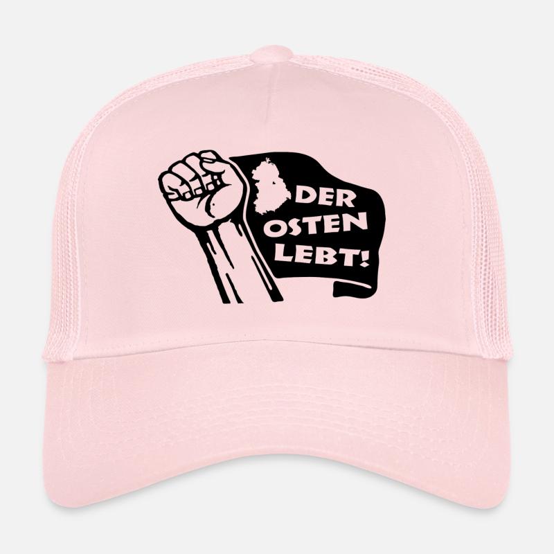 Der Osten Lebt! - Trucker Cap - Hellrosa