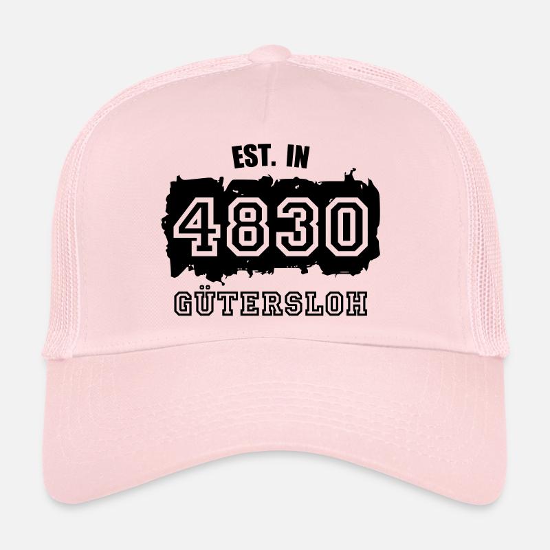 4830 Gütersloh - Established - Trucker Cap - Hellrosa