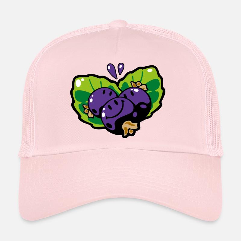 Smiley Black Currants Trucker Cap
