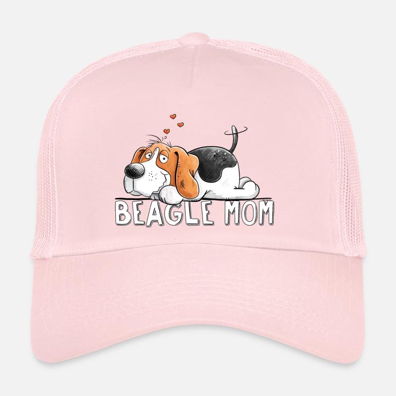 Beagle Mama I Dog Comic I Dog Saying Trucker Cap