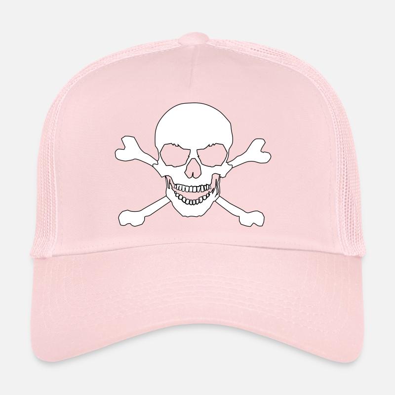 Skull and crossed bones - Trucker Cap - Hellrosa