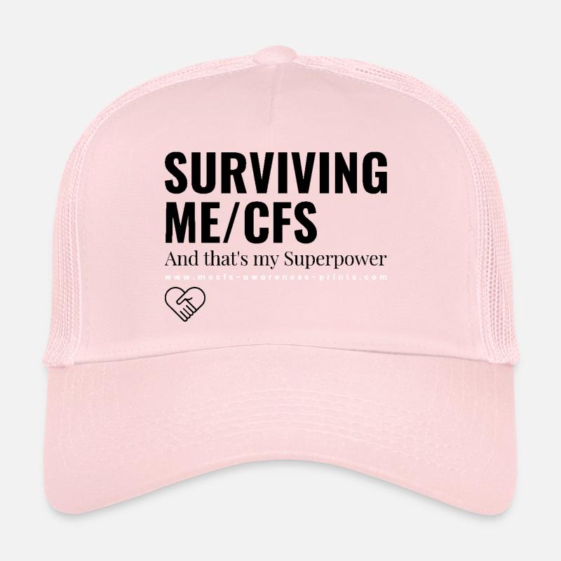 Surviving ME/CFS - white 🤍 Trucker Cap