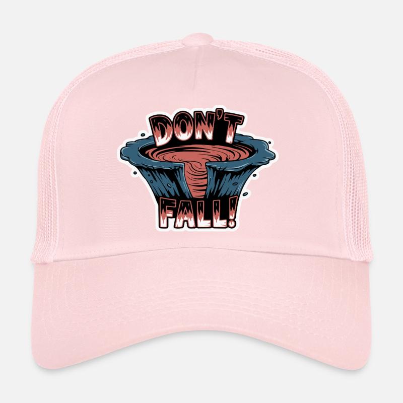 Dessin animé sur une éruption de lave Casquette trucker 