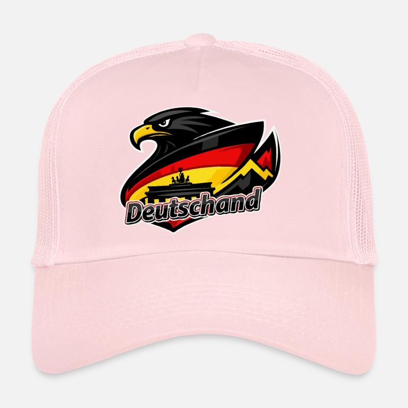 Adler mit der deutschen Flagge Brandenburger Tor Trucker Cap