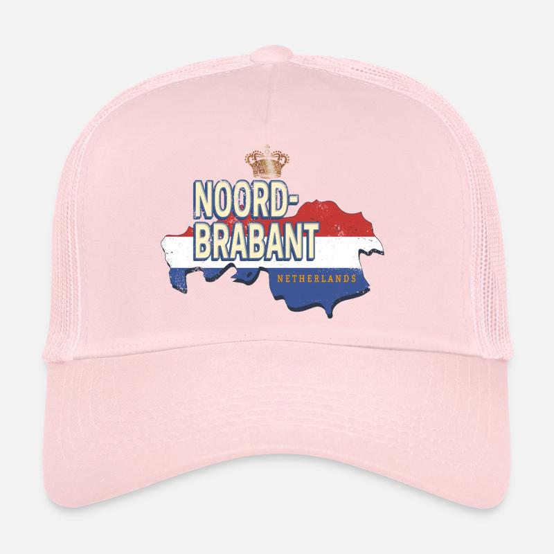 North Brabant Netherlands Retro Holland Souvenir Trucker Cap