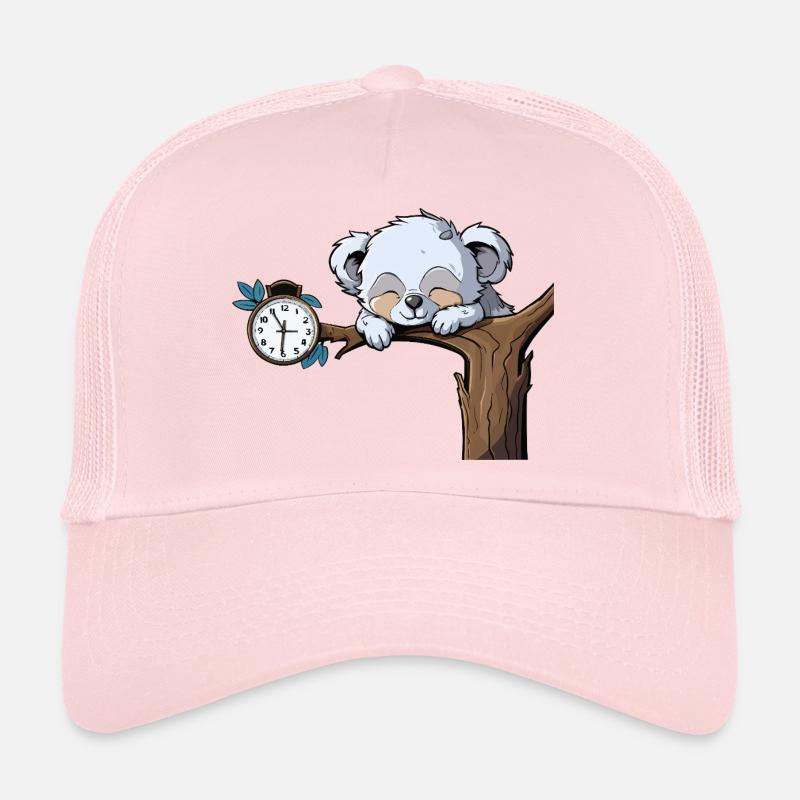 Schlafender Koala am Uhrzweig Trucker Cap