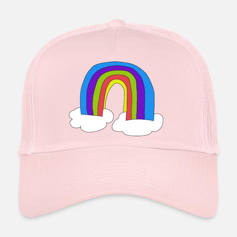 Regenbogen Kinder Kind  Wolken Trucker Cap