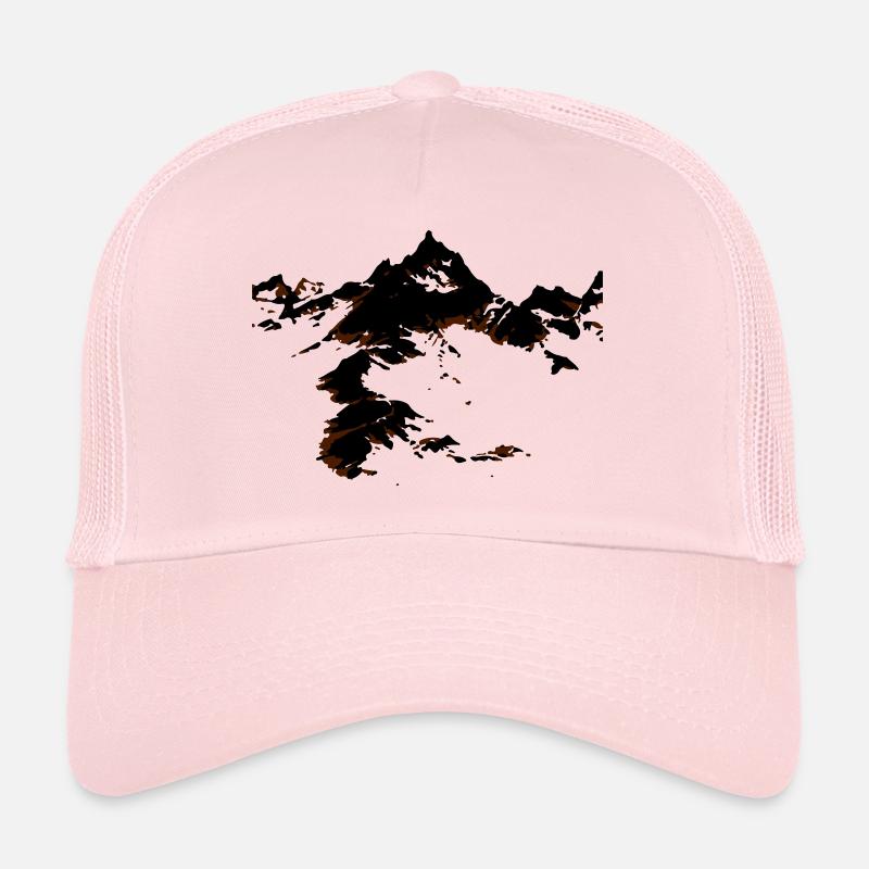 simple mountain Trucker Cap