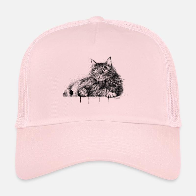 Le chat Casquette trucker 
