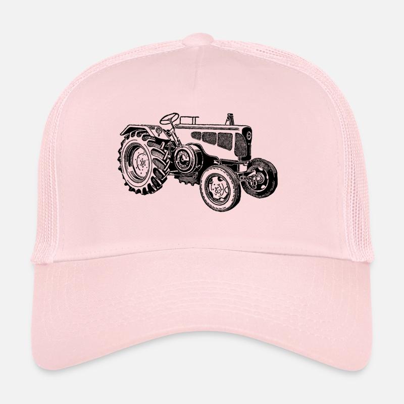Alter Traktor - Trucker Cap - Hellrosa