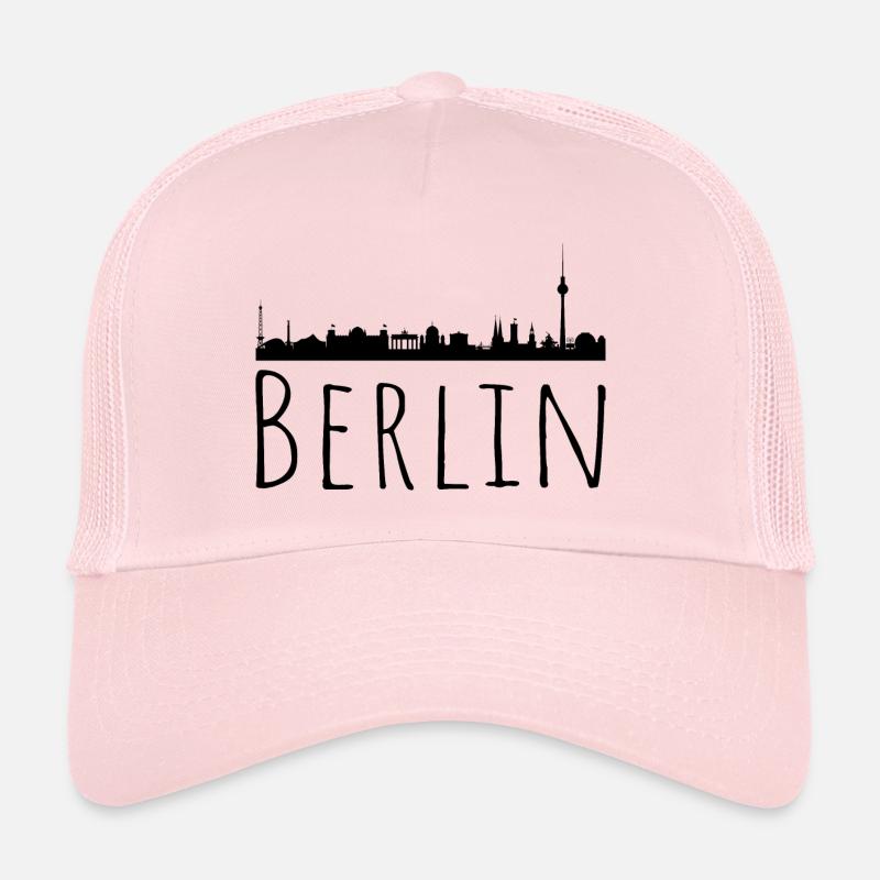 Berlin Stadtbild - Trucker Cap - Hellrosa