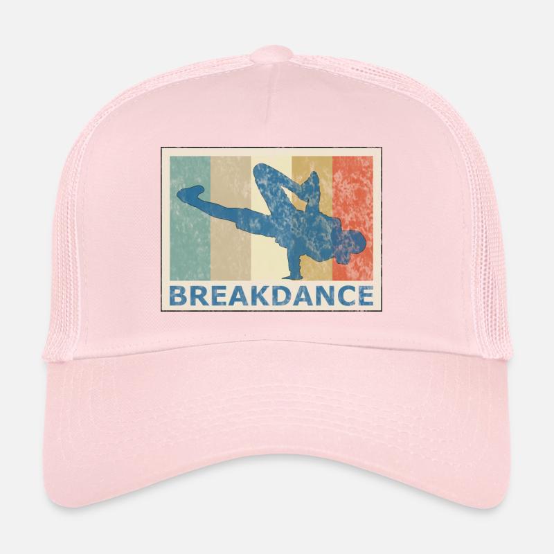 Retro Vintage Style Breakdance Breakdancing HipHop - Trucker Cap - Hellrosa
