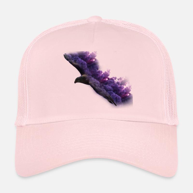 Eagle avec de la fumée Casquette trucker 
