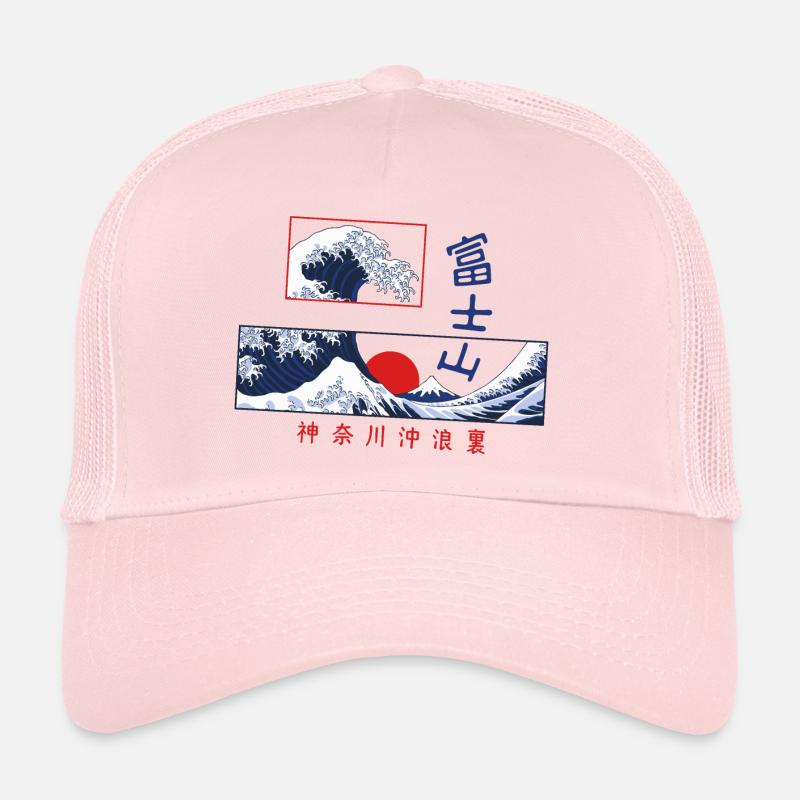 die große Welle vor Kanagawa Japan Trucker Cap