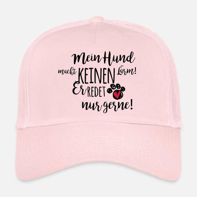 Mein Hund redet... - Trucker Cap - Hellrosa