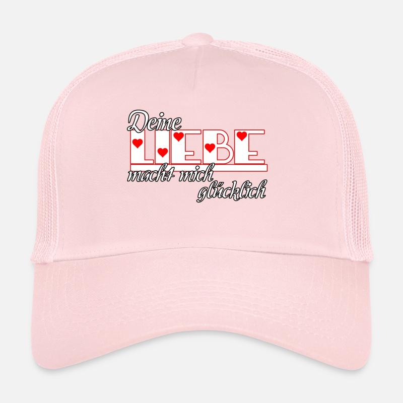 Liebe Glück Ehe Paar Partnerschaft Geschenk Trucker Cap