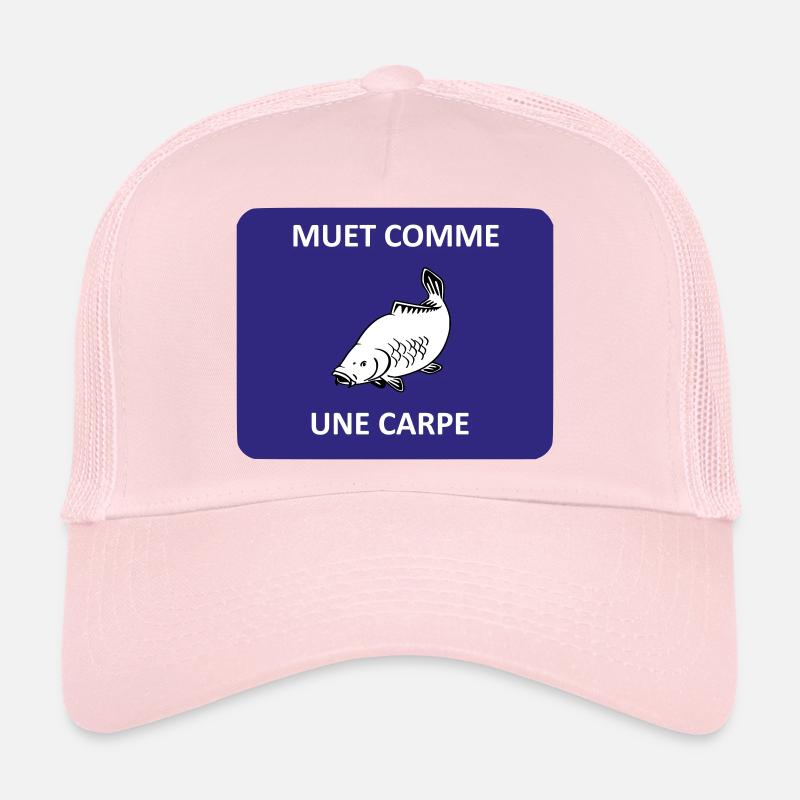 Leise wie ein Karpfen - Trucker Cap - Hellrosa