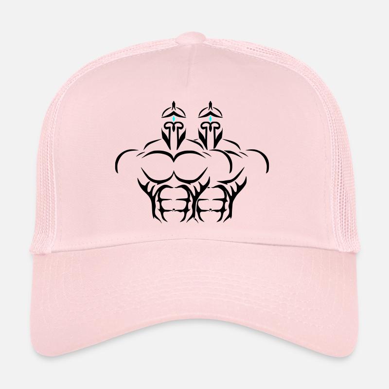 Alpha Twins Deluxe - Trucker Cap - Hellrosa