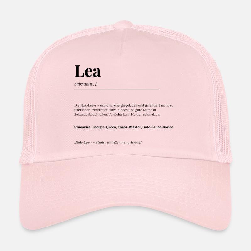 Lea - Trucker Cap - Hellrosa