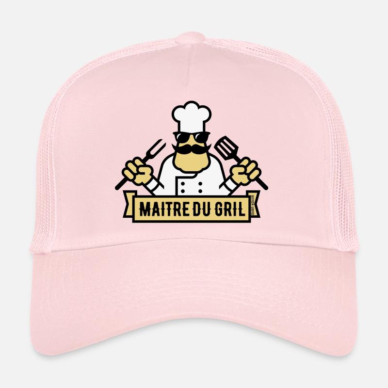 Maître Du Gril (Griller / Barbecue / BBQ / 3C) Casquette trucker 