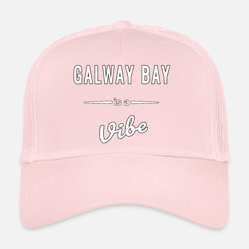 Galway Bay ist ein echter Vibe Spruch - Trucker Cap - Hellrosa