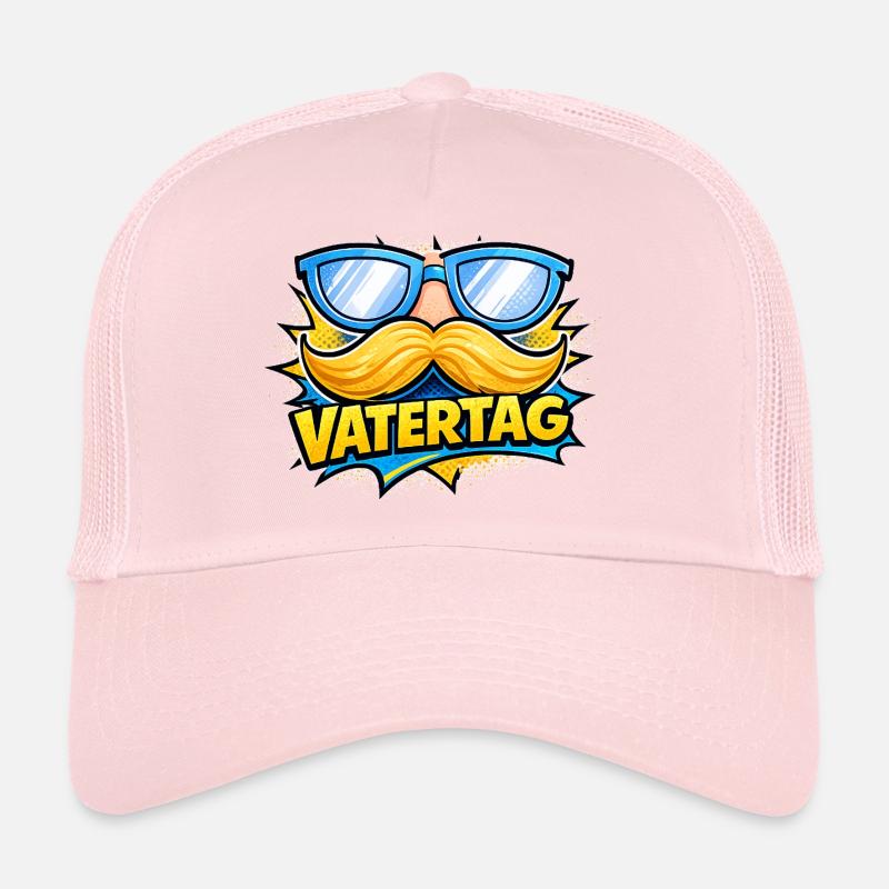 Vatertag mit Schnurrbart Sonnenbrille Trucker Cap