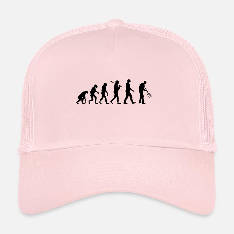 Farmer pitchfork evolution Trucker Cap