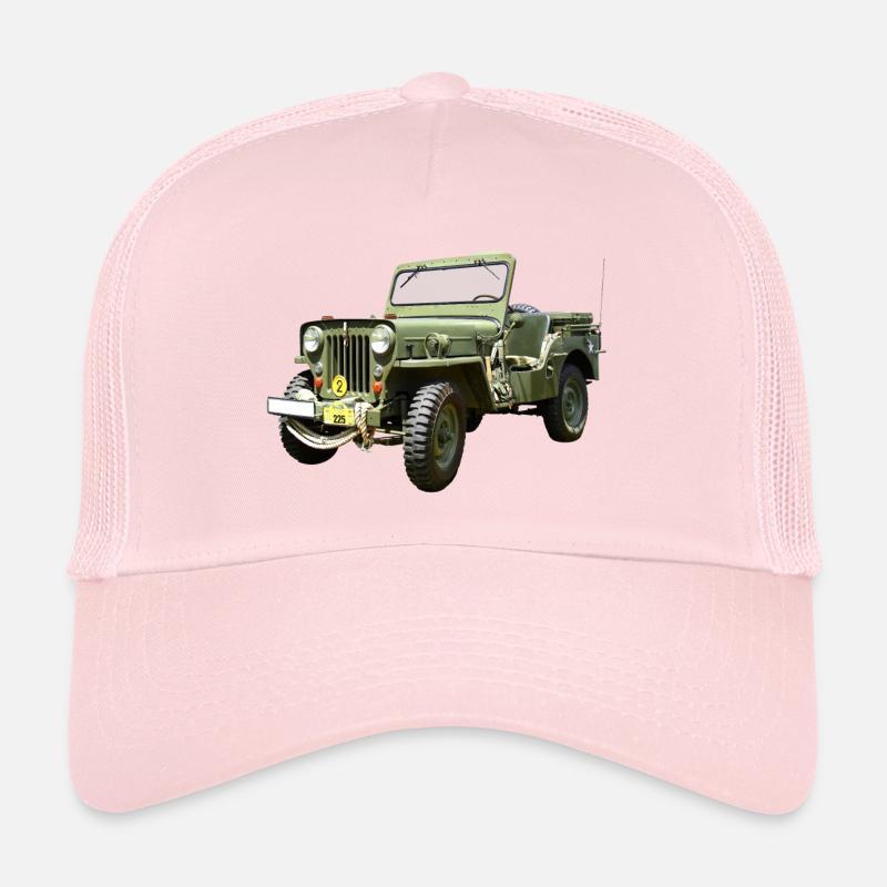 Willys Jeep Odtimer Trucker Cap