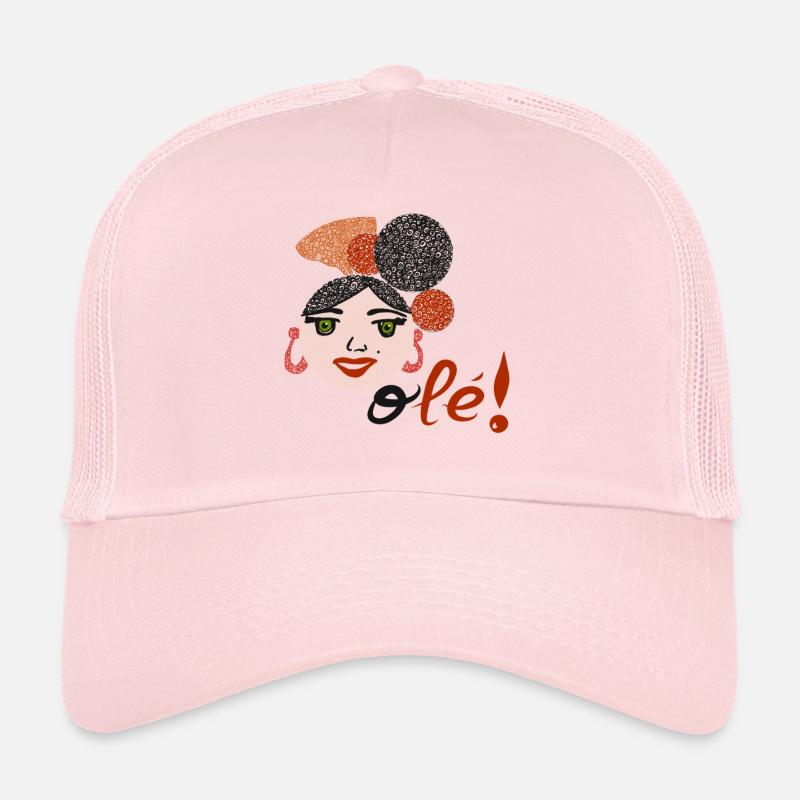 Flamenco und OLEE!! - Trucker Cap - Hellrosa