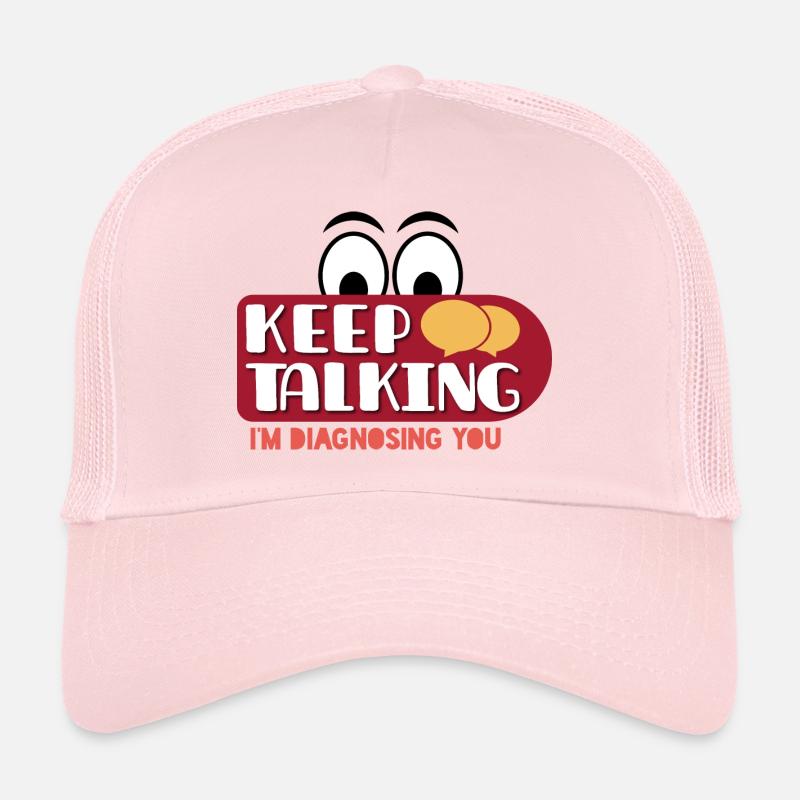 funny diagnosis Trucker Cap
