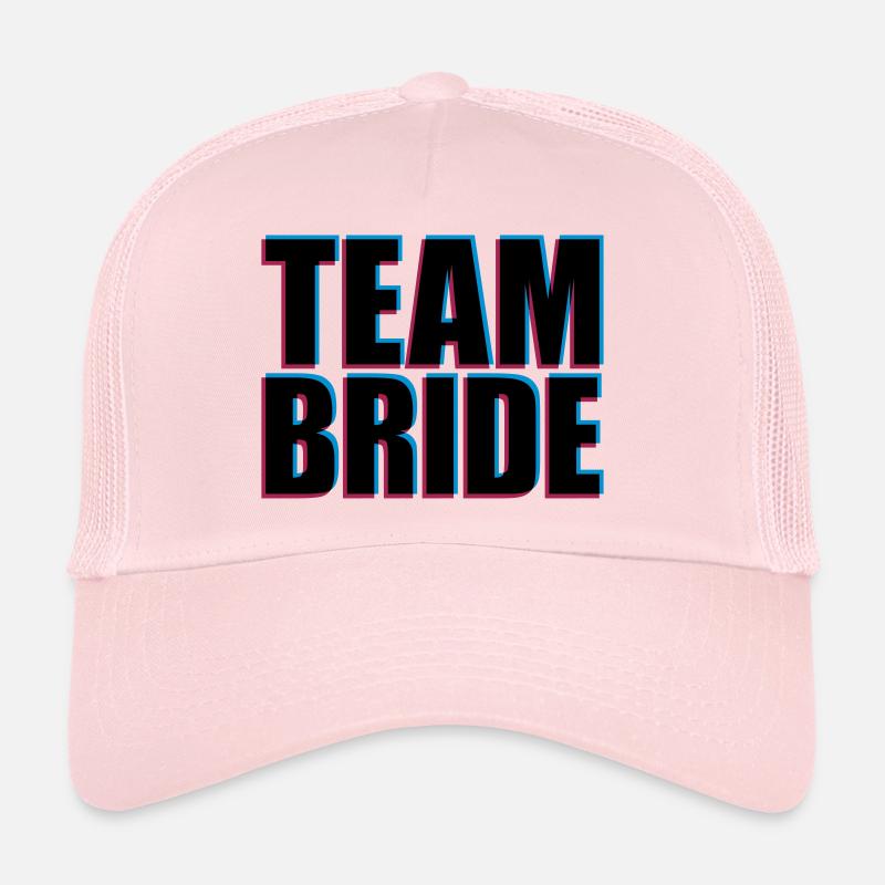 Équipe mariée 3D Casquette trucker 