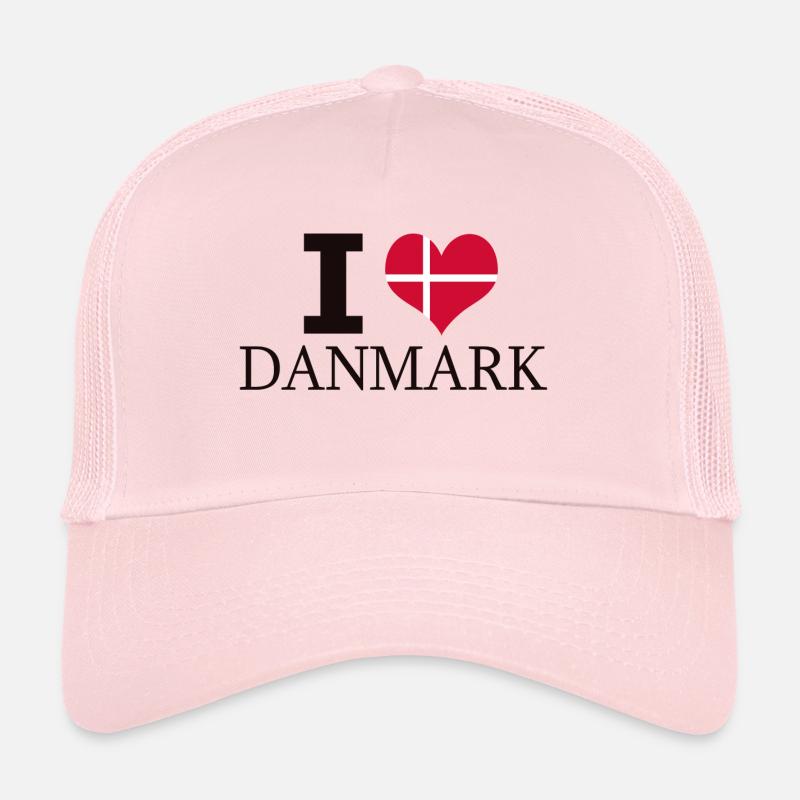 I LOVE DANMARK Trucker Cap