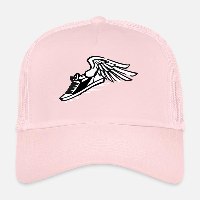 Turnschuh mit Flügeln Sneaker Trucker Cap