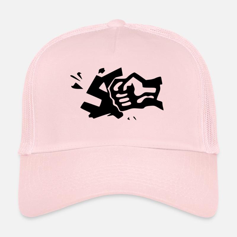 gegen rechts - Trucker Cap - Hellrosa