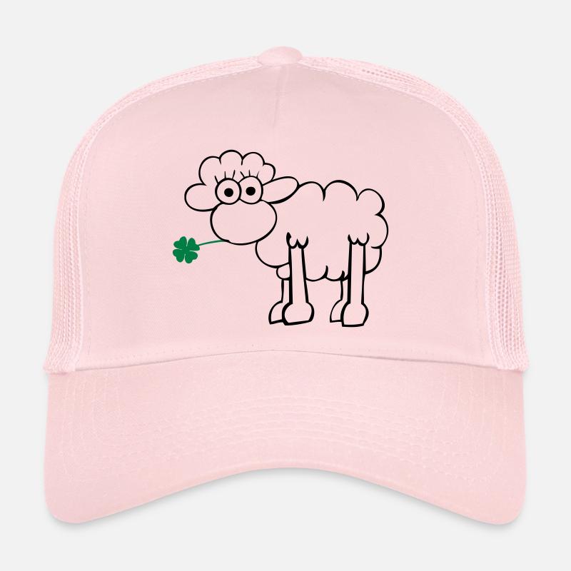 Les moutons avec du trèfle Casquette trucker 