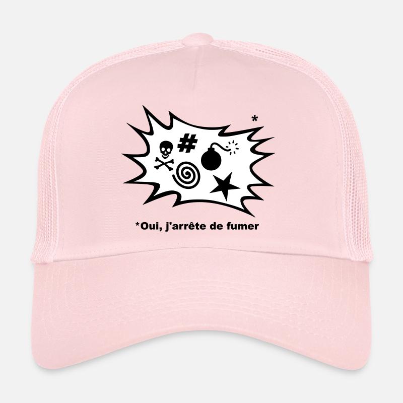 Effectivement, J'arrête de fumer... Casquette trucker 