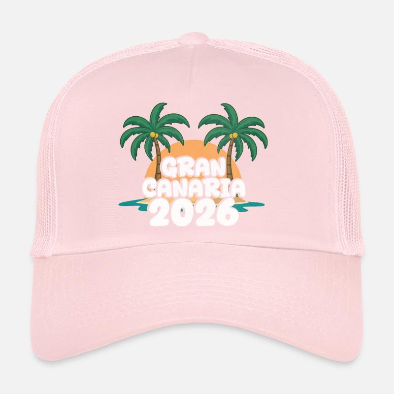 Gran Canaria 2026 - Trucker Cap - pale pink