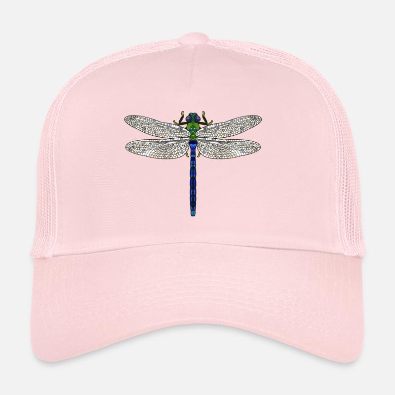 Libellule royale - Casquette trucker - rose pâle