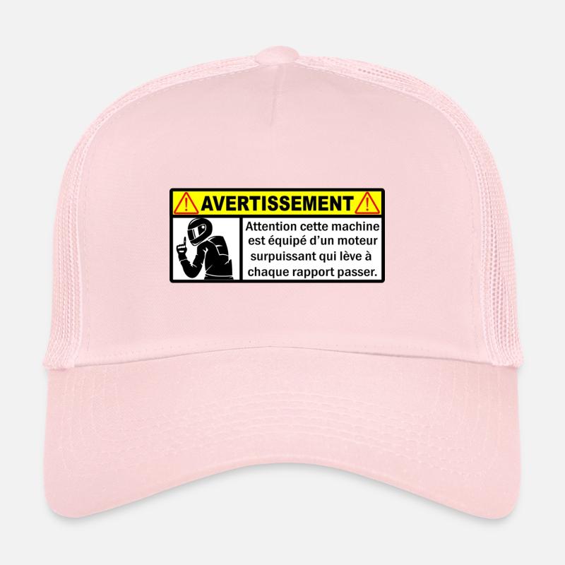 Powerful motorcycle Trucker Cap