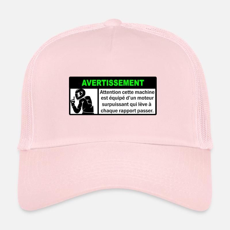 Biker Warning Trucker Cap