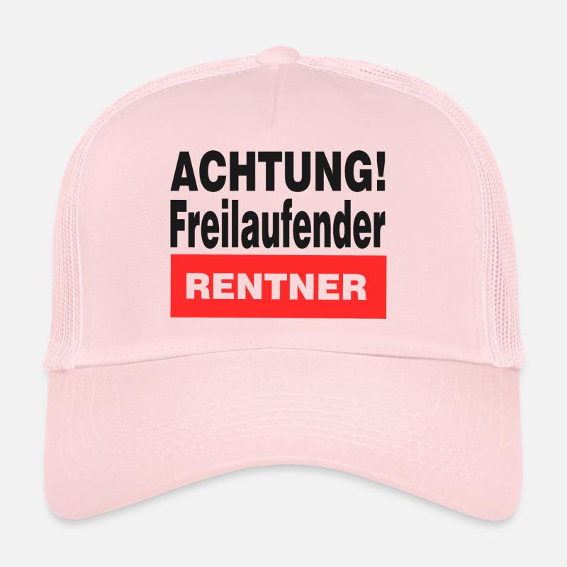 Achtung freilaufender Rentner Trucker Cap
