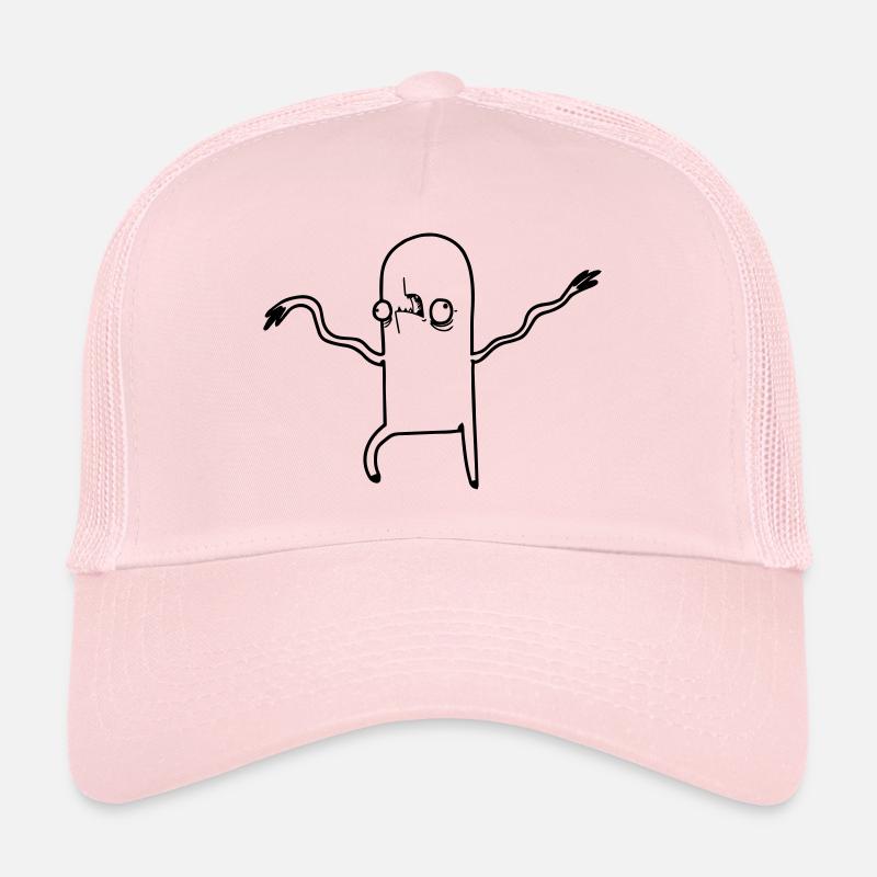 Verrücktes Monster - Trucker Cap - Hellrosa