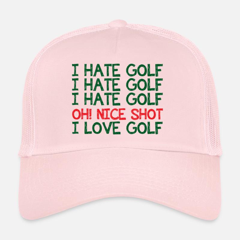 Golf Caddy Golf Course Putter Yardage cadeau Tee Casquette trucker 