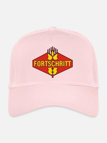 Fortschritt schwarz-rot-gold - Trucker Cap - Hellrosa