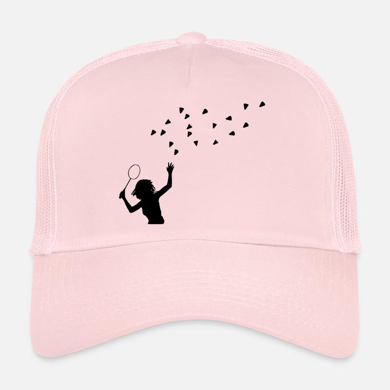 badminton - Trucker Cap - Hellrosa