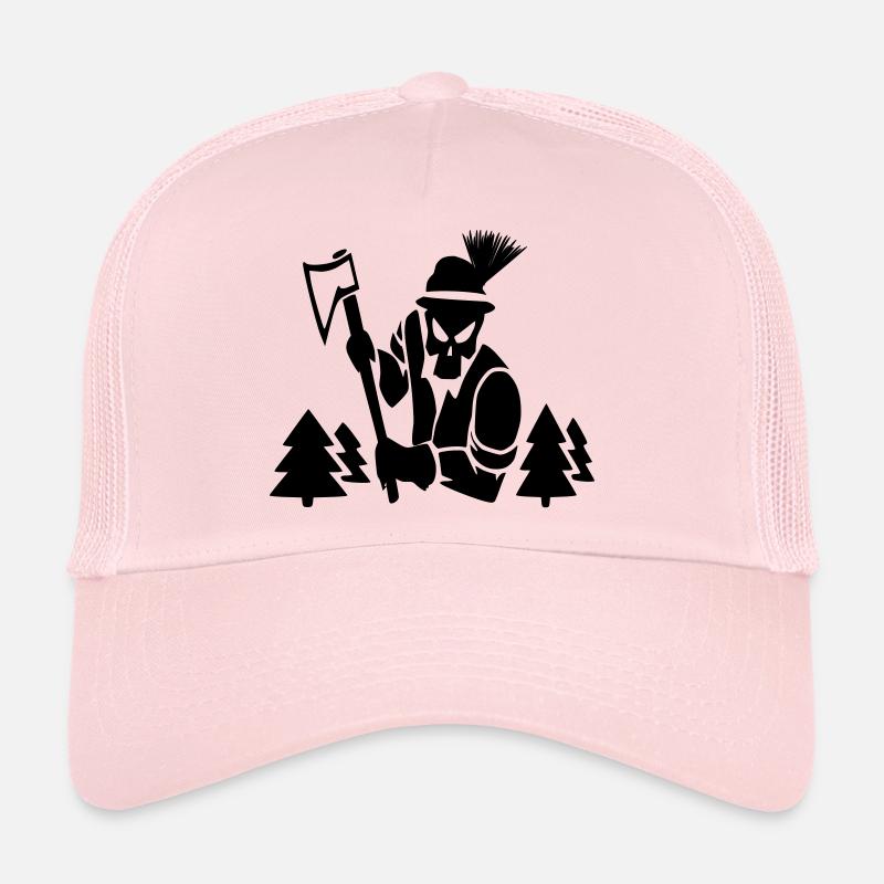Holzfäller - Trucker Cap - Hellrosa